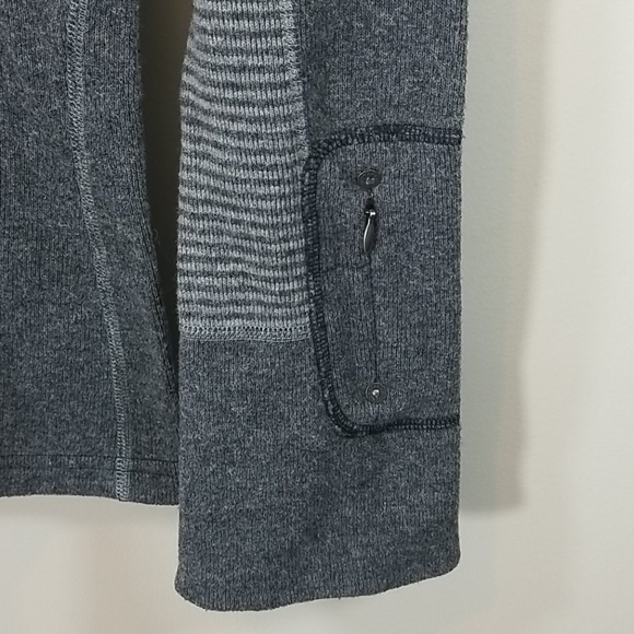 PrAna Breathe Wool Blend Quarter Zip Pullover Sweater Outdoor Hiking Climbing - Picture 3 of 10